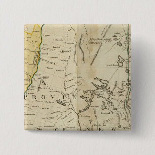Badge Carré 5 Cm Les provinces de la baie du Massachusetts