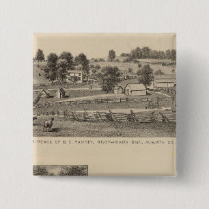 Badge Carré 5 Cm Les résidences de Ramsey, Williams