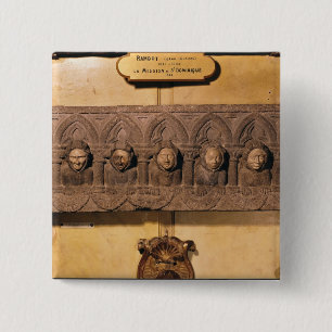 Badge Carré 5 Cm Les sept péchés mortels