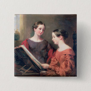 Badge Carré 5 Cm Les soeurs, 1839