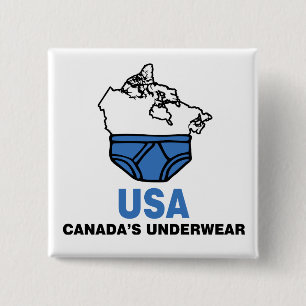 Badge Carré 5 Cm Les sous-vêtements du Canada