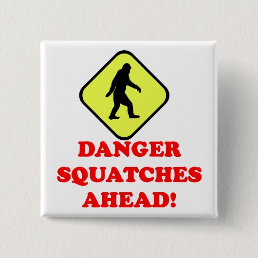Badge Carré 5 Cm Les squatters de danger (Devant)