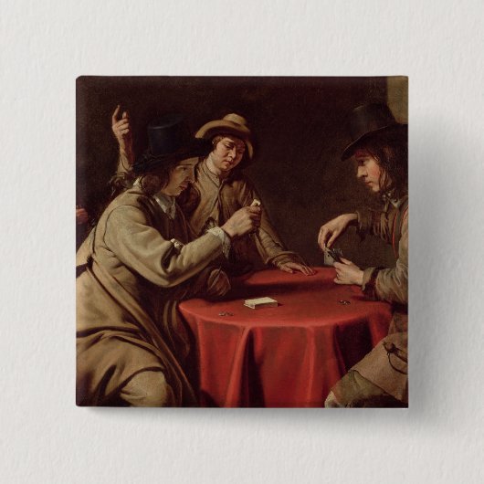 Badge Carré 5 Cm Les tricheurs (Devant)