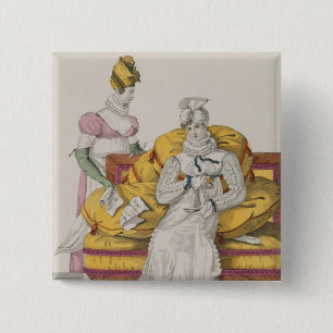 Badge Carré 5 Cm Les vapeurs ou le jour de liquidation, plaquent 62