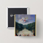 Badge Carré 5 Cm Les vergers de Versailles (Devant & derrière)