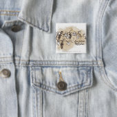 Badge Carré 5 Cm Les Vins Sont Chargés (En situation)