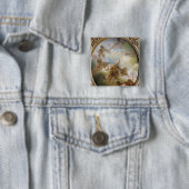 Badge Carré 5 Cm L'essaim des cupidons, c.1767 (En situation)