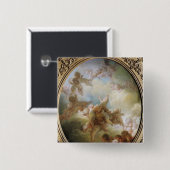 Badge Carré 5 Cm L'essaim des cupidons, c.1767 (Devant & derrière)