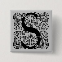 LETTRE S Vintage Céleste Knot Monogramme