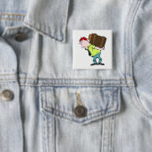 Badge Carré 5 Cm Levage (En situation)