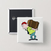 Badge Carré 5 Cm Levage (Devant & derrière)