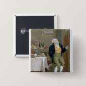 Badge Carré 5 Cm L'extrémité des gastronomes (Devant & derrière)