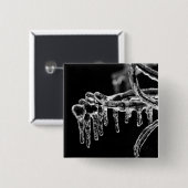 Badge Carré 5 Cm l'hiver (Devant & derrière)