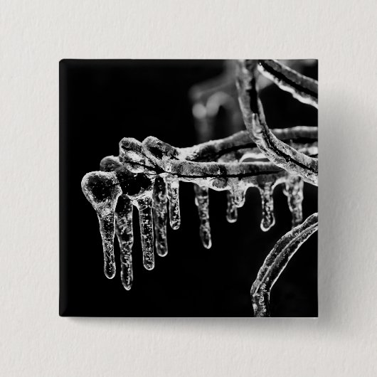 Badge Carré 5 Cm l'hiver (Devant)