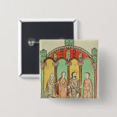 Badge Carré 5 Cm Liber Feudorum (Devant & derrière)