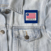 Badge Carré 5 Cm Libéria (En situation)