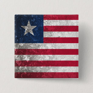 Badge Carré 5 Cm Libéria