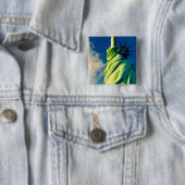Badge Carré 5 Cm liberté (En situation)