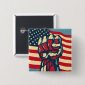 Badge Carré 5 Cm Liberté (Devant & derrière)