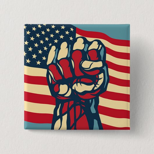 Badge Carré 5 Cm Liberté (Devant)