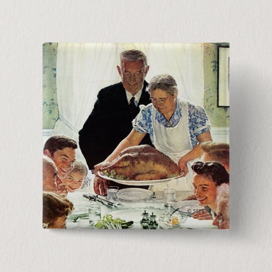 Badge Carré 5 Cm Liberté de la volonté (Devant)