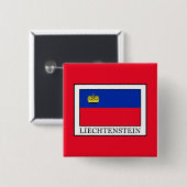 Badge Carré 5 Cm Liechtenstein (Devant & derrière)