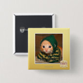 Badge Carré 5 Cm lien im (Devant & derrière)