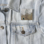 Badge Carré 5 Cm Lignes distinctives des nuages (En situation)