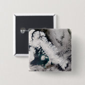 Badge Carré 5 Cm L'île de Baffin (Devant & derrière)