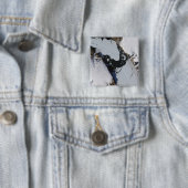 Badge Carré 5 Cm L'île de glace (En situation)