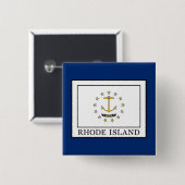 Badge Carré 5 Cm L'île Rhode (Devant & derrière)