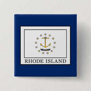 Badge Carré 5 Cm L'île Rhode