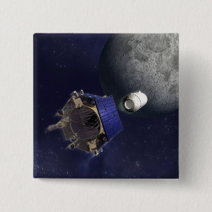 Badge Carré 5 Cm L'illustration de l'artiste