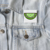 Badge Carré 5 Cm lima (En situation)
