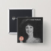 Badge Carré 5 Cm Linda Frattaroli (Devant & derrière)