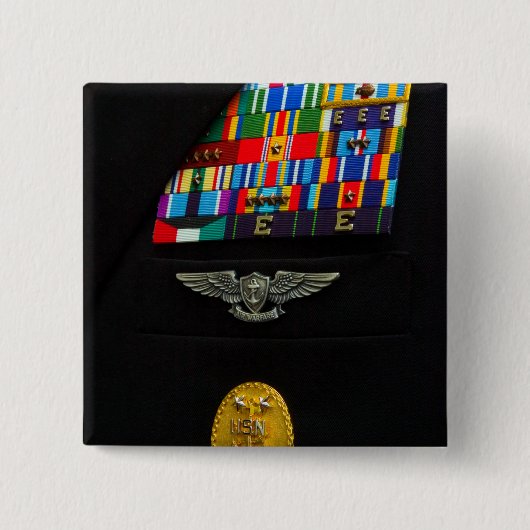 Badge Carré 5 Cm L'insigne du chef du commandement (Devant)