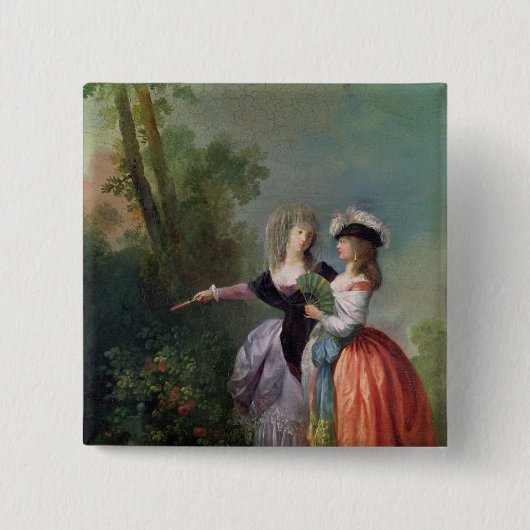 Badge Carré 5 Cm L'intermédiaire, 1780 (Devant)