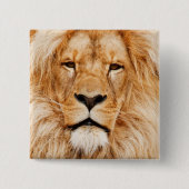 Badge Carré 5 Cm Lion (Devant)
