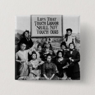 Badge Carré 5 Cm Lips That Touch Liquor Shall Not Touch Ours