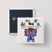 Badge Carré 5 Cm Lire (Devant & derrière)