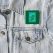 Badge Carré 5 Cm L'Irlande (En situation)