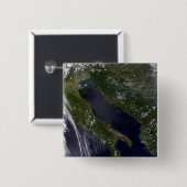 Badge Carré 5 Cm L'Italie (Devant & derrière)