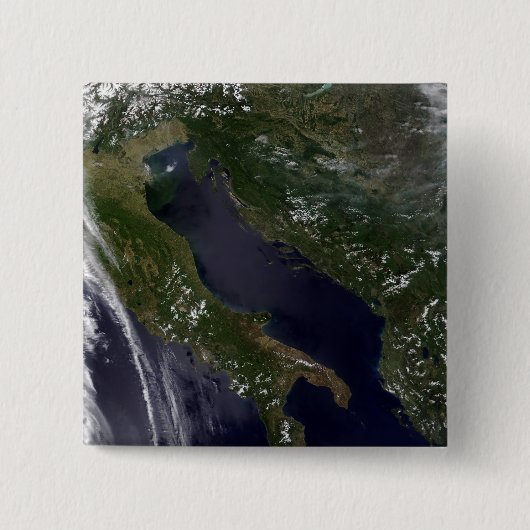 Badge Carré 5 Cm L'Italie (Devant)