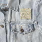 Badge Carré 5 Cm Litchfield (En situation)