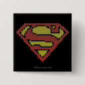 Badge Carré 5 Cm Lite-Brite S-Shield (Devant)