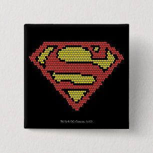 Badge Carré 5 Cm Lite-Brite S-Shield