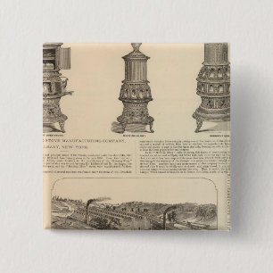 Badge Carré 5 Cm Littlefield Stove Manufacturing Company