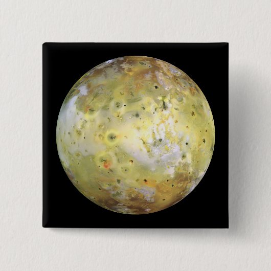 Badge Carré 5 Cm Lo Lune de Jupiter (Devant)