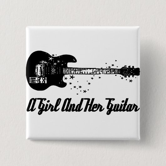 Badge Carré 5 Cm Logo 2" Pin/bouton (Devant)