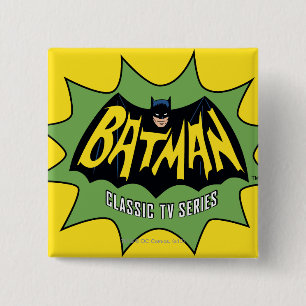 Badge Carré 5 Cm Logo de Batman Classic TV Series